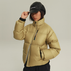 컨투어 크롭 다운 자켓