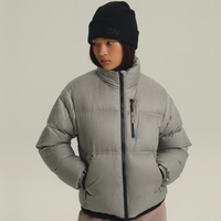 컨투어 크롭 다운 자켓